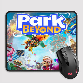 Pastele Park Beyond Custom Mouse Pad Awesome Personalized Printed Computer Mouse Pad Desk Mat PC Computer Laptop Game keyboard Pad Premium Non Slip Rectangle Gaming Mouse Pad