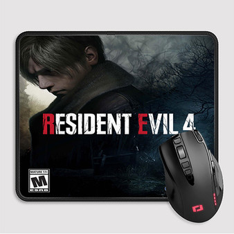 Pastele Resident Evil 4 Remake Custom Mouse Pad Awesome Personalized Printed Computer Mouse Pad Desk Mat PC Computer Laptop Game keyboard Pad Premium Non Slip Rectangle Gaming Mouse Pad