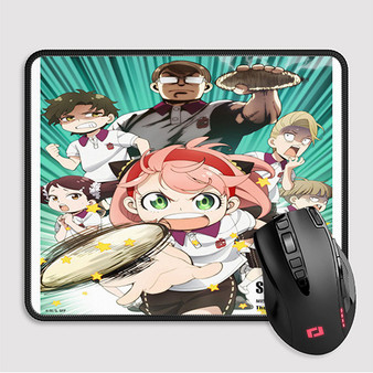 Pastele Spy X Family Characters Custom Mouse Pad Awesome Personalized Printed Computer Mouse Pad Desk Mat PC Computer Laptop Game keyboard Pad Premium Non Slip Rectangle Gaming Mouse Pad