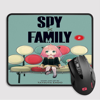 Pastele Spy X Family Custom Mouse Pad Awesome Personalized Printed Computer Mouse Pad Desk Mat PC Computer Laptop Game keyboard Pad Premium Non Slip Rectangle Gaming Mouse Pad