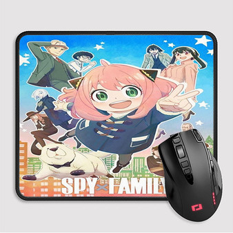 Pastele Spy X Family Season 2 Custom Mouse Pad Awesome Personalized Printed Computer Mouse Pad Desk Mat PC Computer Laptop Game keyboard Pad Premium Non Slip Rectangle Gaming Mouse Pad