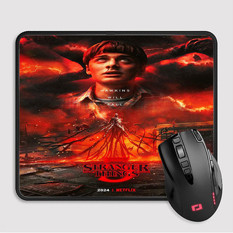 Pastele Stranger Things 5 Custom Mouse Pad Awesome Personalized Printed Computer Mouse Pad Desk Mat PC Computer Laptop Game keyboard Pad Premium Non Slip Rectangle Gaming Mouse Pad