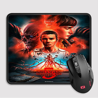 Pastele Stranger Things 5 Series Custom Mouse Pad Awesome Personalized Printed Computer Mouse Pad Desk Mat PC Computer Laptop Game keyboard Pad Premium Non Slip Rectangle Gaming Mouse Pad