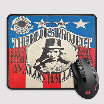 Pastele The Blues Project Custom Mouse Pad Awesome Personalized Printed Computer Mouse Pad Desk Mat PC Computer Laptop Game keyboard Pad Premium Non Slip Rectangle Gaming Mouse Pad