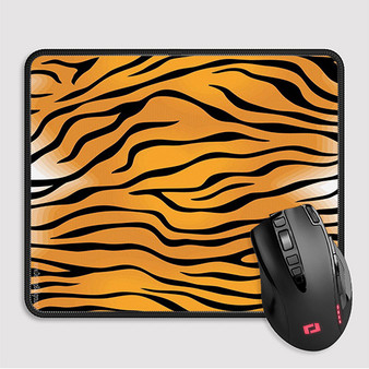 Pastele Tiger Skin Custom Mouse Pad Awesome Personalized Printed Computer Mouse Pad Desk Mat PC Computer Laptop Game keyboard Pad Premium Non Slip Rectangle Gaming Mouse Pad
