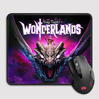 Pastele Tiny Tina s Wonderlands Custom Mouse Pad Awesome Personalized Printed Computer Mouse Pad Desk Mat PC Computer Laptop Game keyboard Pad Premium Non Slip Rectangle Gaming Mouse Pad