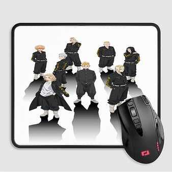 Pastele Tokyo Revengers Custom Mouse Pad Awesome Personalized Printed Computer Mouse Pad Desk Mat PC Computer Laptop Game keyboard Pad Premium Non Slip Rectangle Gaming Mouse Pad