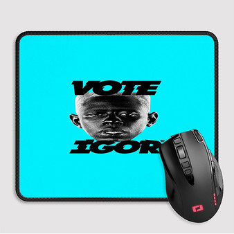 Pastele Vote Igor Tyler the Creator Custom Mouse Pad Awesome Personalized Printed Computer Mouse Pad Desk Mat PC Computer Laptop Game keyboard Pad Premium Non Slip Rectangle Gaming Mouse Pad
