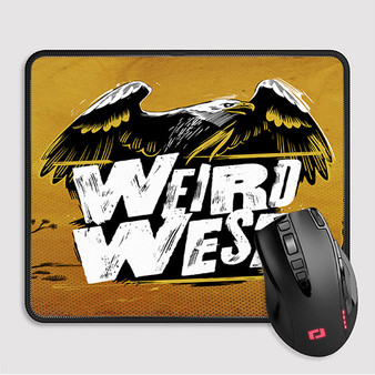 Pastele Weird West Custom Mouse Pad Awesome Personalized Printed Computer Mouse Pad Desk Mat PC Computer Laptop Game keyboard Pad Premium Non Slip Rectangle Gaming Mouse Pad