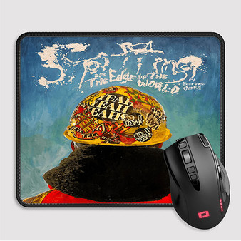 Pastele Yeah Yeah Yeahs Spitting Off the Edge of the World Custom Mouse Pad Awesome Personalized Printed Computer Mouse Pad Desk Mat PC Computer Laptop Game keyboard Pad Premium Non Slip Rectangle Gaming Mouse Pad