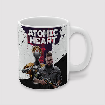 Pastele Atomic Heart Custom Ceramic Mug Awesome Personalized Printed 11oz 15oz 20oz Ceramic Cup Coffee Tea Milk Drink Bistro Wine Travel Party White Mugs With Grip Handle