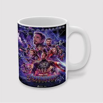 Pastele Avengers Endgame Poster Signed By Cast Custom Ceramic Mug Awesome Personalized Printed 11oz 15oz 20oz Ceramic Cup Coffee Tea Milk Drink Bistro Wine Travel Party White Mugs With Grip Handle