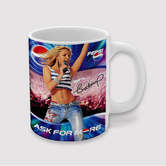Pastele Britney Spears Pepsi Concert Custom Ceramic Mug Awesome Personalized Printed 11oz 15oz 20oz Ceramic Cup Coffee Tea Milk Drink Bistro Wine Travel Party White Mugs With Grip Handle