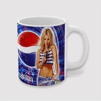 Pastele Britney Spears Pepsi Custom Ceramic Mug Awesome Personalized Printed 11oz 15oz 20oz Ceramic Cup Coffee Tea Milk Drink Bistro Wine Travel Party White Mugs With Grip Handle