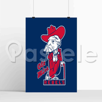 Ole Miss Rebels New Silk Poster Custom Printed Wall Decor 20 x 13 Inch 24 x 36 Inch