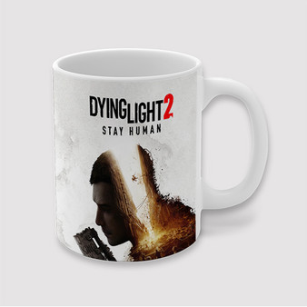 Pastele Dying Light 2 Stay Human Custom Ceramic Mug Awesome Personalized Printed 11oz 15oz 20oz Ceramic Cup Coffee Tea Milk Drink Bistro Wine Travel Party White Mugs With Grip Handle