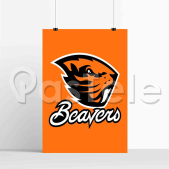 Oregon State Beavers New Silk Poster Custom Printed Wall Decor 20 x 13 Inch 24 x 36 Inch