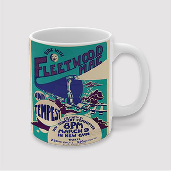 Pastele Fleetwood Mac Vintage Custom Ceramic Mug Awesome Personalized Printed 11oz 15oz 20oz Ceramic Cup Coffee Tea Milk Drink Bistro Wine Travel Party White Mugs With Grip Handle