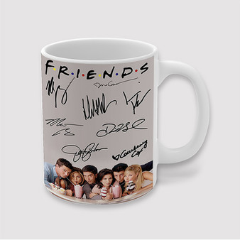 Pastele Friends Poster Signed By Cast Custom Ceramic Mug Awesome Personalized Printed 11oz 15oz 20oz Ceramic Cup Coffee Tea Milk Drink Bistro Wine Travel Party White Mugs With Grip Handle