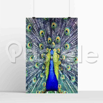 peacock New Silk Poster Custom Printed Wall Decor 20 x 13 Inch 24 x 36 Inch