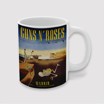 Pastele Guns N Roses Madrid Spain Custom Ceramic Mug Awesome Personalized Printed 11oz 15oz 20oz Ceramic Cup Coffee Tea Milk Drink Bistro Wine Travel Party White Mugs With Grip Handle