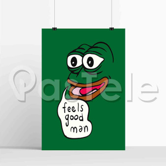 Pepe Feels Good Man New Silk Poster Custom Printed Wall Decor 20 x 13 Inch 24 x 36 Inch