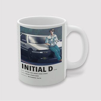 Pastele Initial D Vintage Custom Ceramic Mug Awesome Personalized Printed 11oz 15oz 20oz Ceramic Cup Coffee Tea Milk Drink Bistro Wine Travel Party White Mugs With Grip Handle