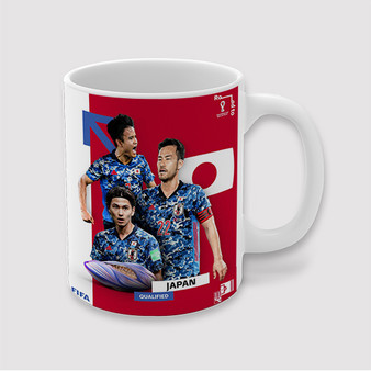 Pastele Japan World Cup 2022 Custom Ceramic Mug Awesome Personalized Printed 11oz 15oz 20oz Ceramic Cup Coffee Tea Milk Drink Bistro Wine Travel Party White Mugs With Grip Handle