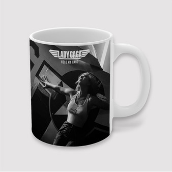 Pastele Lady Gaga Hold My Hand Custom Ceramic Mug Awesome Personalized Printed 11oz 15oz 20oz Ceramic Cup Coffee Tea Milk Drink Bistro Wine Travel Party White Mugs With Grip Handle