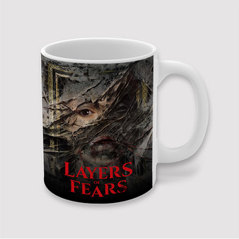 Pastele Layers of Fears Custom Ceramic Mug Awesome Personalized Printed 11oz 15oz 20oz Ceramic Cup Coffee Tea Milk Drink Bistro Wine Travel Party White Mugs With Grip Handle