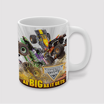 Pastele Monster Jam As Big As It Gets Custom Ceramic Mug Awesome Personalized Printed 11oz 15oz 20oz Ceramic Cup Coffee Tea Milk Drink Bistro Wine Travel Party White Mugs With Grip Handle