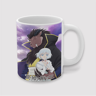 Pastele Sacrificial Princess and the King of Beasts Anime Custom Ceramic Mug Awesome Personalized Printed 11oz 15oz 20oz Ceramic Cup Coffee Tea Milk Drink Bistro Wine Travel Party White Mugs With Grip Handle