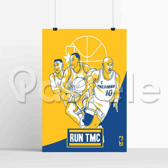 Run TMC Golden State Warriors New Silk Poster Custom Printed Wall Decor 20 x 13 Inch 24 x 36 Inch