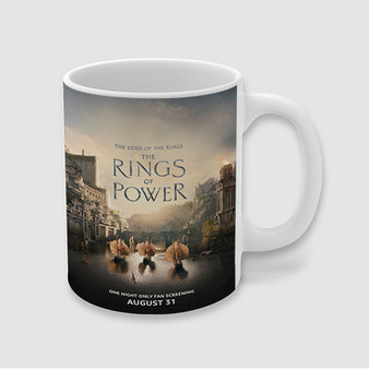Pastele The Lord of the Rings The Rings of Power Custom Ceramic Mug Awesome Personalized Printed 11oz 15oz 20oz Ceramic Cup Coffee Tea Milk Drink Bistro Wine Travel Party White Mugs With Grip Handle