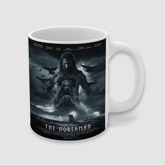 Pastele The Northman 4 Custom Ceramic Mug Awesome Personalized Printed 11oz 15oz 20oz Ceramic Cup Coffee Tea Milk Drink Bistro Wine Travel Party White Mugs With Grip Handle