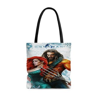 Pastele Aquaman 2 Custom Personalized Tote Bag Awesome Unisex Polyester Cotton Bags AOP All Over Print Tote Bag School Work Travel Bags Fashionable Totebag