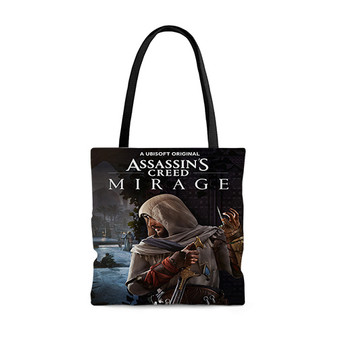 Pastele Assassin s Creed Mirage Custom Personalized Tote Bag Awesome Unisex Polyester Cotton Bags AOP All Over Print Tote Bag School Work Travel Bags Fashionable Totebag