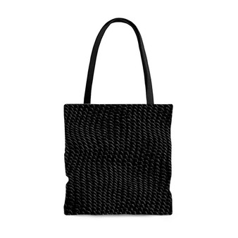 Pastele Black Snake Skin Custom Personalized Tote Bag Awesome Unisex Polyester Cotton Bags AOP All Over Print Tote Bag School Work Travel Bags Fashionable Totebag