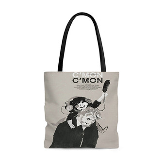 Pastele C mon C mon Art Poster Custom Personalized Tote Bag Awesome Unisex Polyester Cotton Bags AOP All Over Print Tote Bag School Work Travel Bags Fashionable Totebag