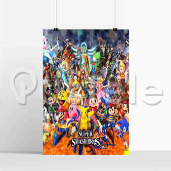Super Smash Bros 2 New Silk Poster Custom Printed Wall Decor 20 x 13 Inch 24 x 36 Inch