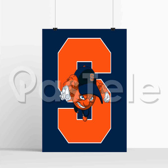 Syracuse Orange New Silk Poster Custom Printed Wall Decor 20 x 13 Inch 24 x 36 Inch