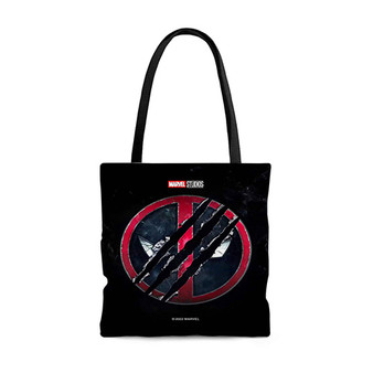 Pastele Deadpool 3 Wolverine Custom Personalized Tote Bag Awesome Unisex Polyester Cotton Bags AOP All Over Print Tote Bag School Work Travel Bags Fashionable Totebag