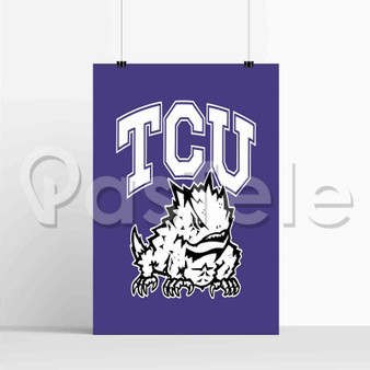 TCU Horned Frogs New Silk Poster Custom Printed Wall Decor 20 x 13 Inch 24 x 36 Inch