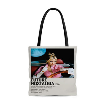 Pastele Dua Lipa Future Nostalgia Custom Personalized Tote Bag Awesome Unisex Polyester Cotton Bags AOP All Over Print Tote Bag School Work Travel Bags Fashionable Totebag
