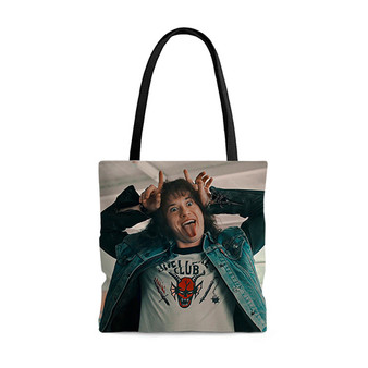 Pastele Eddie Munson 2 Custom Personalized Tote Bag Awesome Unisex Polyester Cotton Bags AOP All Over Print Tote Bag School Work Travel Bags Fashionable Totebag