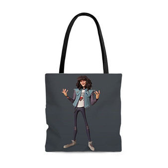 Pastele Eddie Munson Animation Stranger Things Custom Personalized Tote Bag Awesome Unisex Polyester Cotton Bags AOP All Over Print Tote Bag School Work Travel Bags Fashionable Totebag
