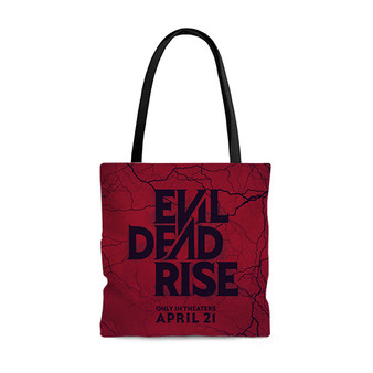Pastele Evil Dead Rise Custom Personalized Tote Bag Awesome Unisex Polyester Cotton Bags AOP All Over Print Tote Bag School Work Travel Bags Fashionable Totebag