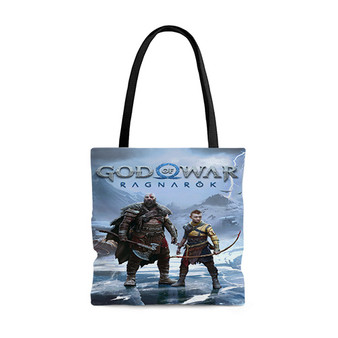 Pastele God of War Ragnar k Custom Personalized Tote Bag Awesome Unisex Polyester Cotton Bags AOP All Over Print Tote Bag School Work Travel Bags Fashionable Totebag