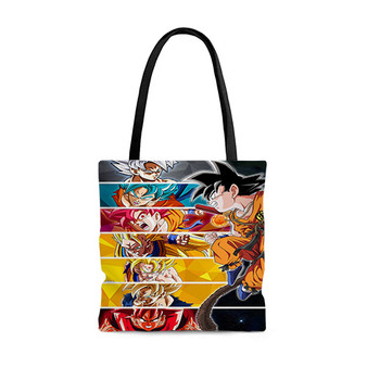 Pastele Goku Dragon Ball Z Custom Personalized Tote Bag Awesome Unisex Polyester Cotton Bags AOP All Over Print Tote Bag School Work Travel Bags Fashionable Totebag