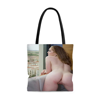 Pastele Grace Charis Nude Custom Personalized Tote Bag Awesome Unisex Polyester Cotton Bags AOP All Over Print Tote Bag School Work Travel Bags Fashionable Totebag